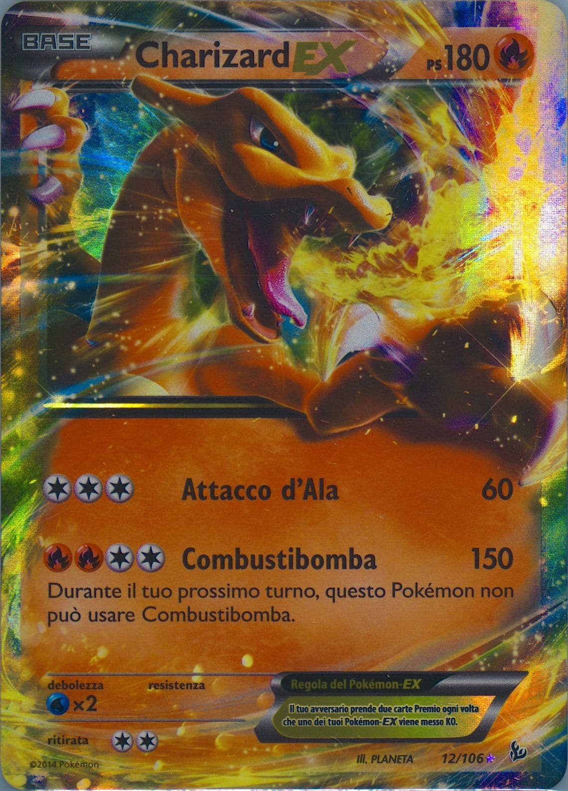 Charizard EX Italian (12) 2014 Pokemon XY Flashfire