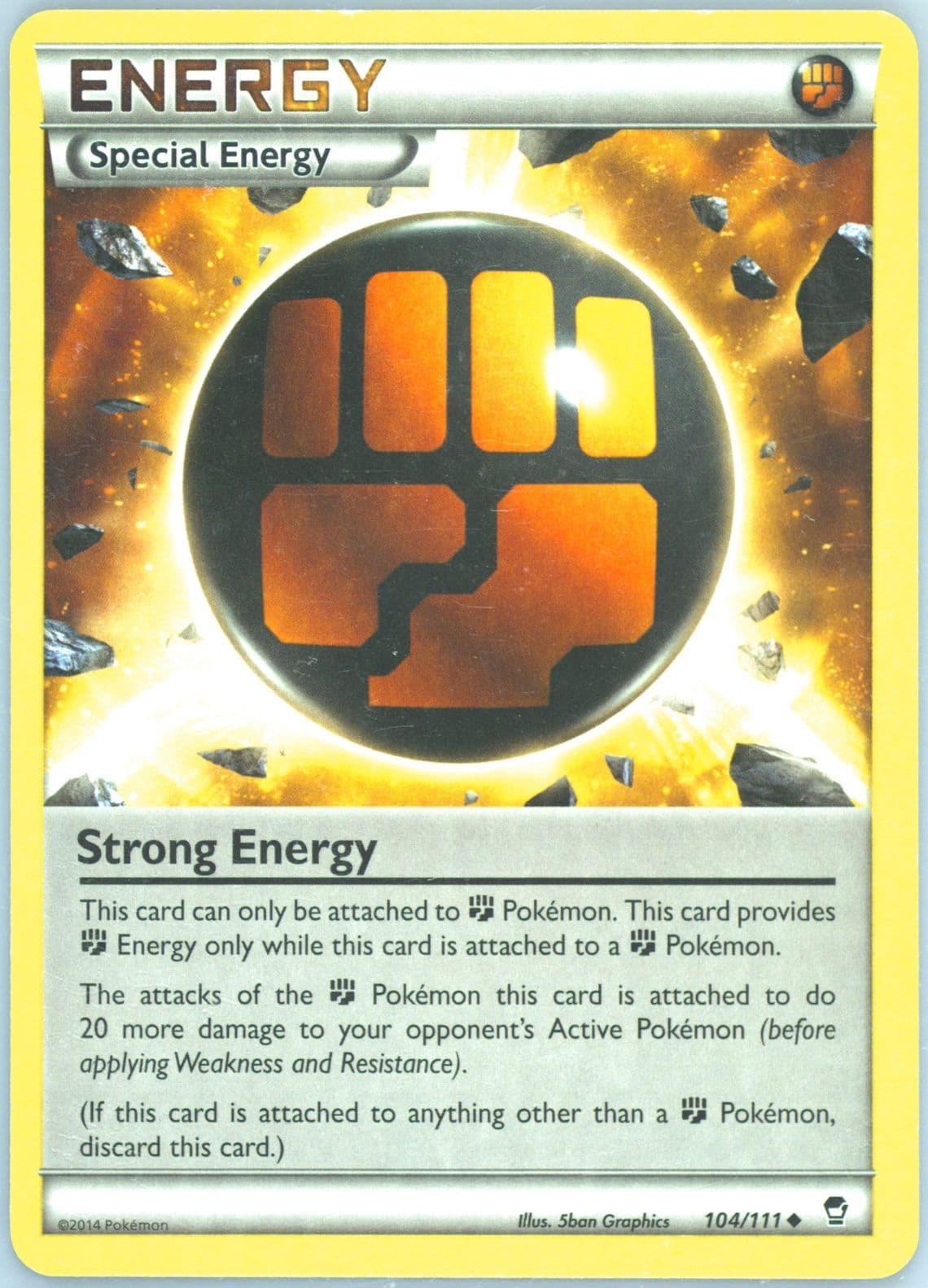Strong Energy (104) 2014 Pokemon XY Furious Fists