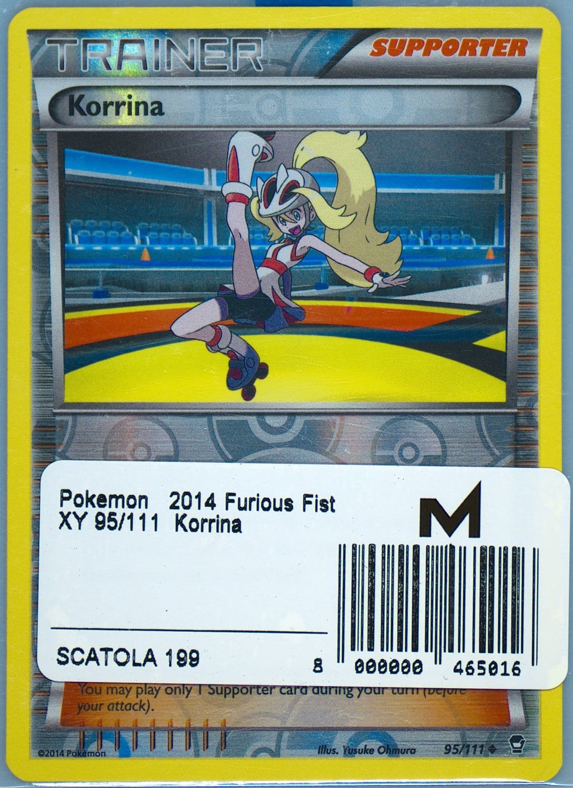 Korrina-Reverse Foil (95) 2014 Pokemon XY Furious Fists
