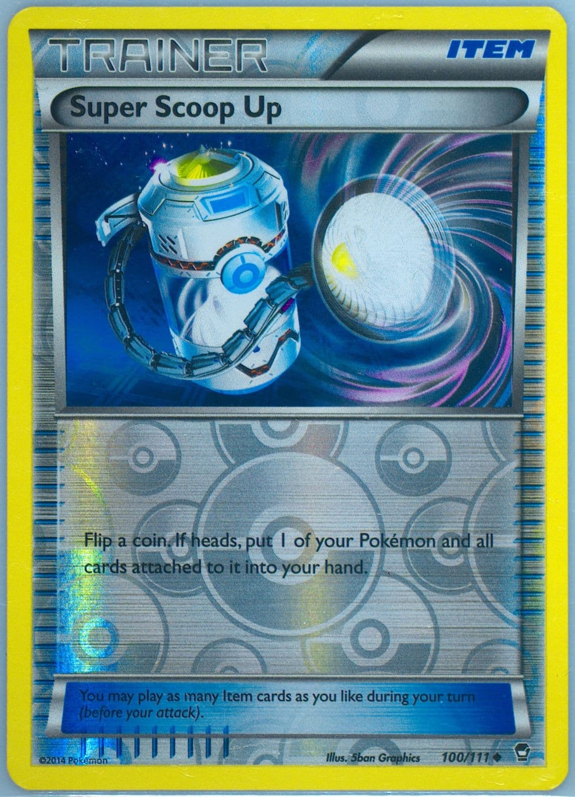 Super Scoop Up-Reverse Foil (100) 2014 Pokemon XY Furious Fists