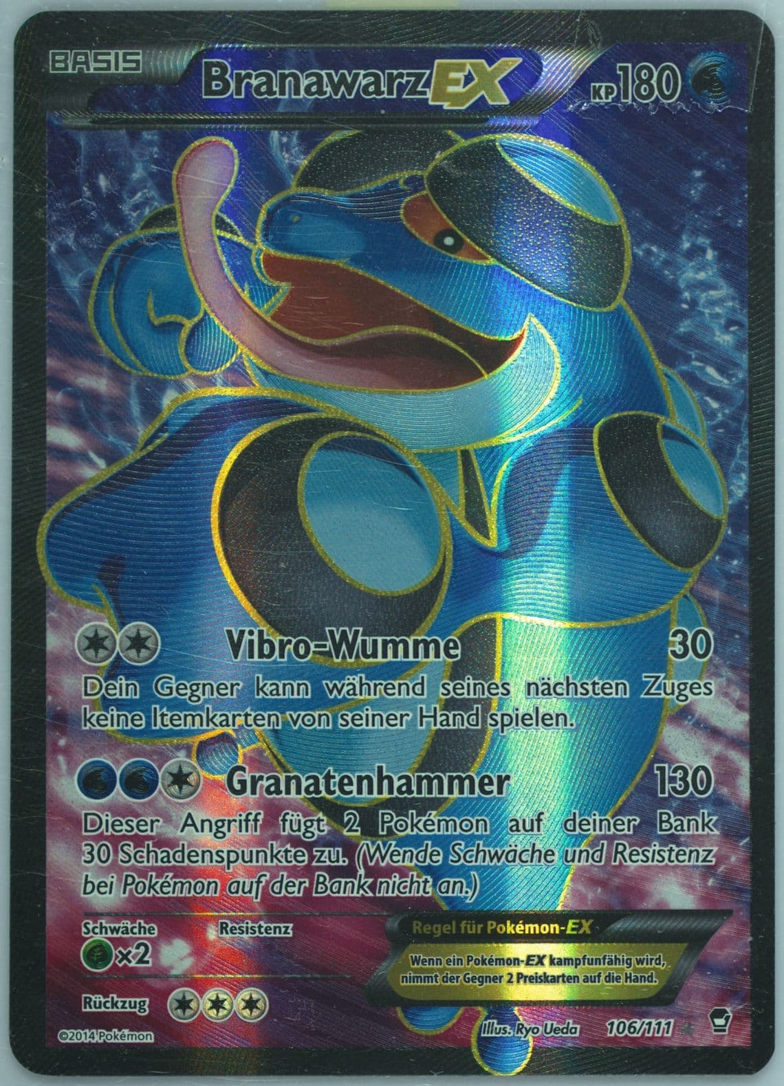 Branawarz EX German (106) 2014 Pokemon XY Furious Fists