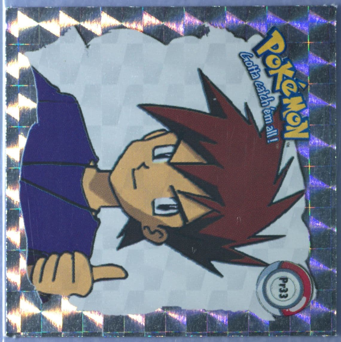 Bailey (PR33) 1999 Pokemon Stickers Series 1 Bonus Prism Stickers