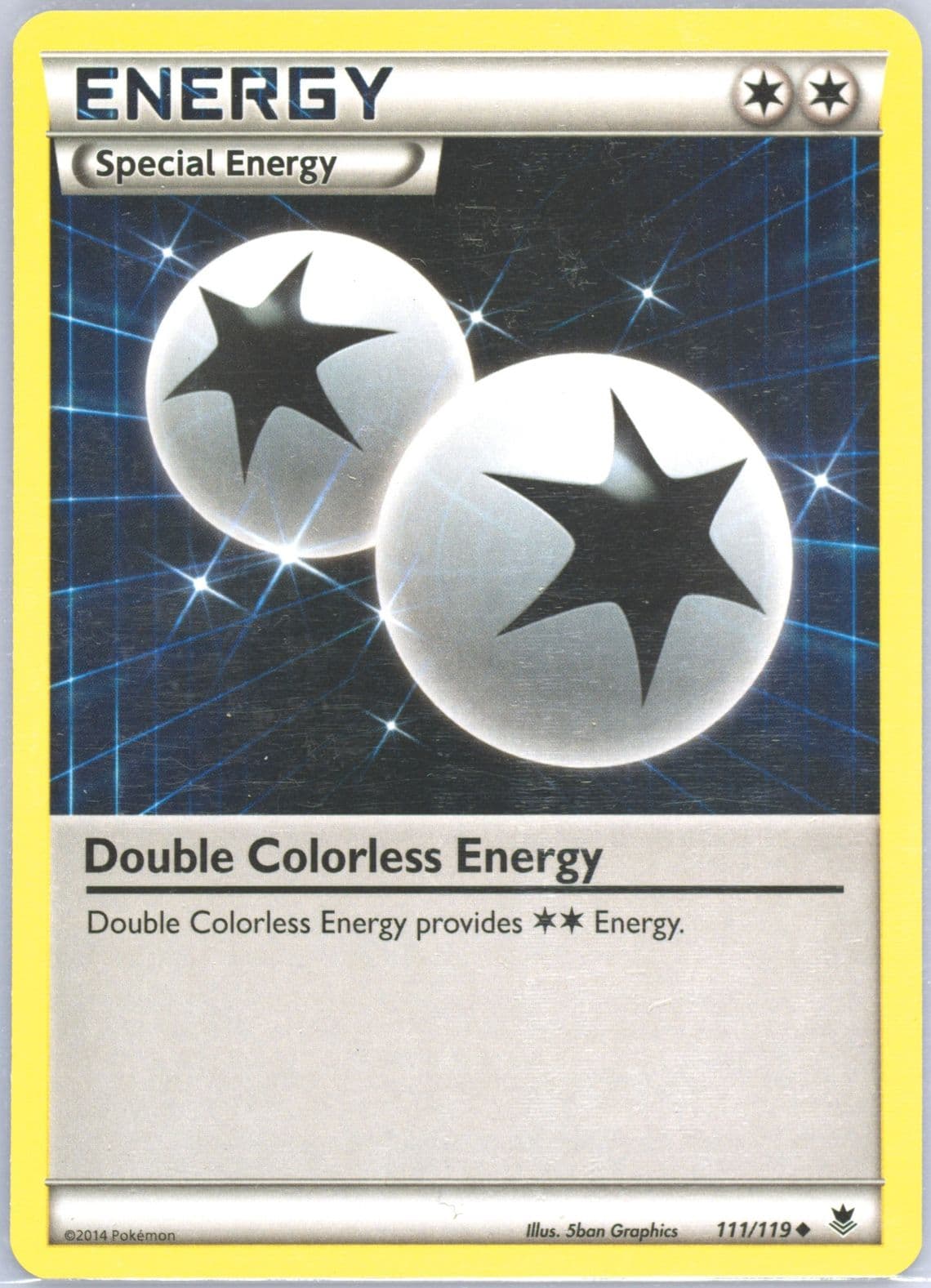 Double Colorless Energy (111) 2014 Pokemon XY Phantom Forces
