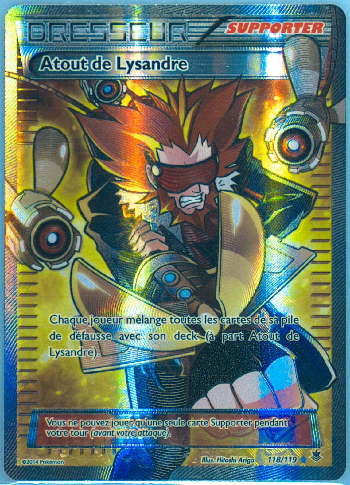 Full Art/Atout de Lysandre French (118) 2014 Pokemon XY Phantom Forces