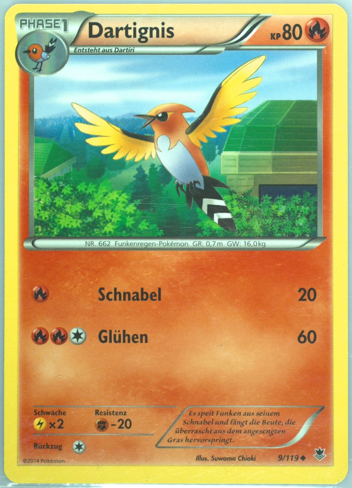 Dartignis German (9) 2014 Pokemon XY Phantom Forces