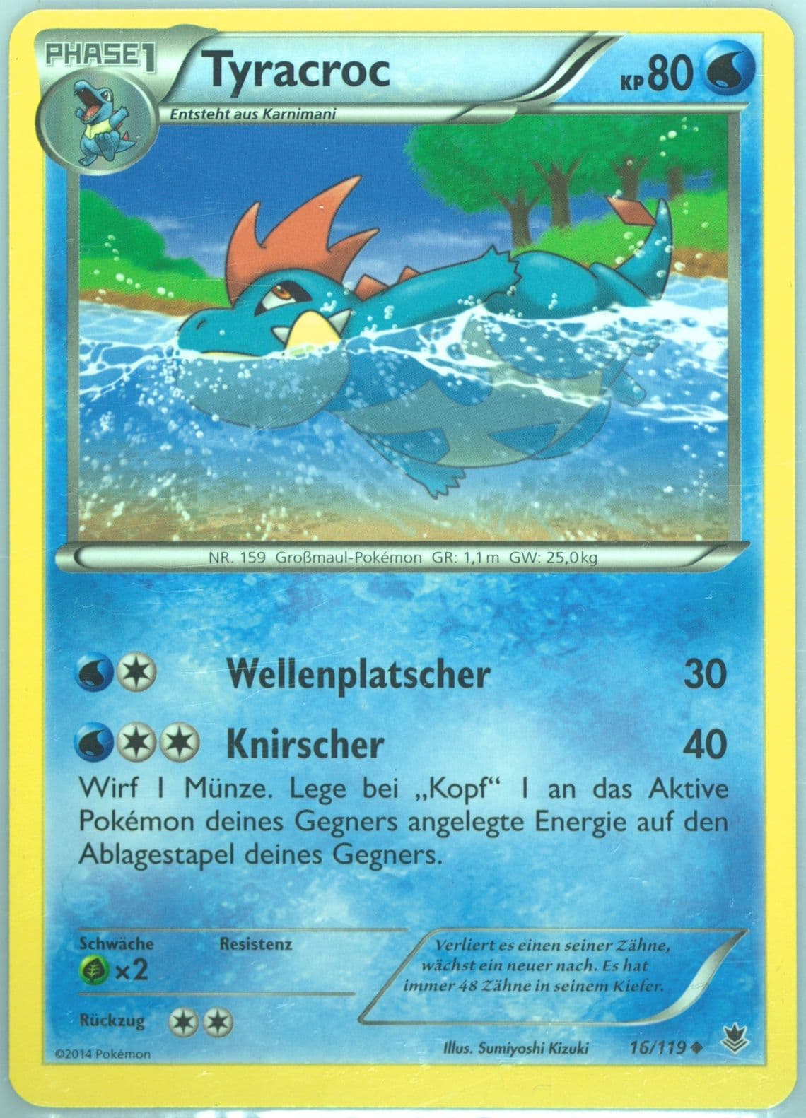 Tyracroc German (16) 2014 Pokemon XY Phantom Forces