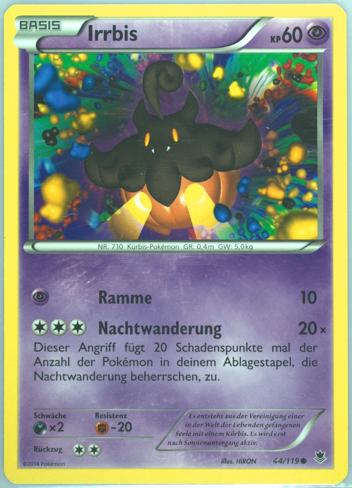 Irrbis German (44) 2014 Pokemon XY Phantom Forces