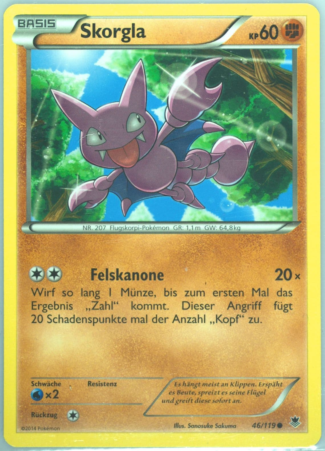 Skorgla German (46) 2014 Pokemon XY Phantom Forces