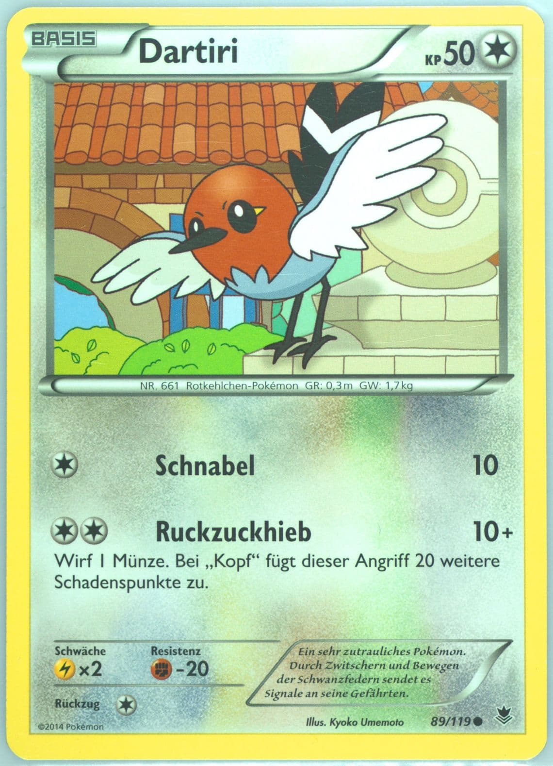 Dartiri German (89) 2014 Pokemon XY Phantom Forces