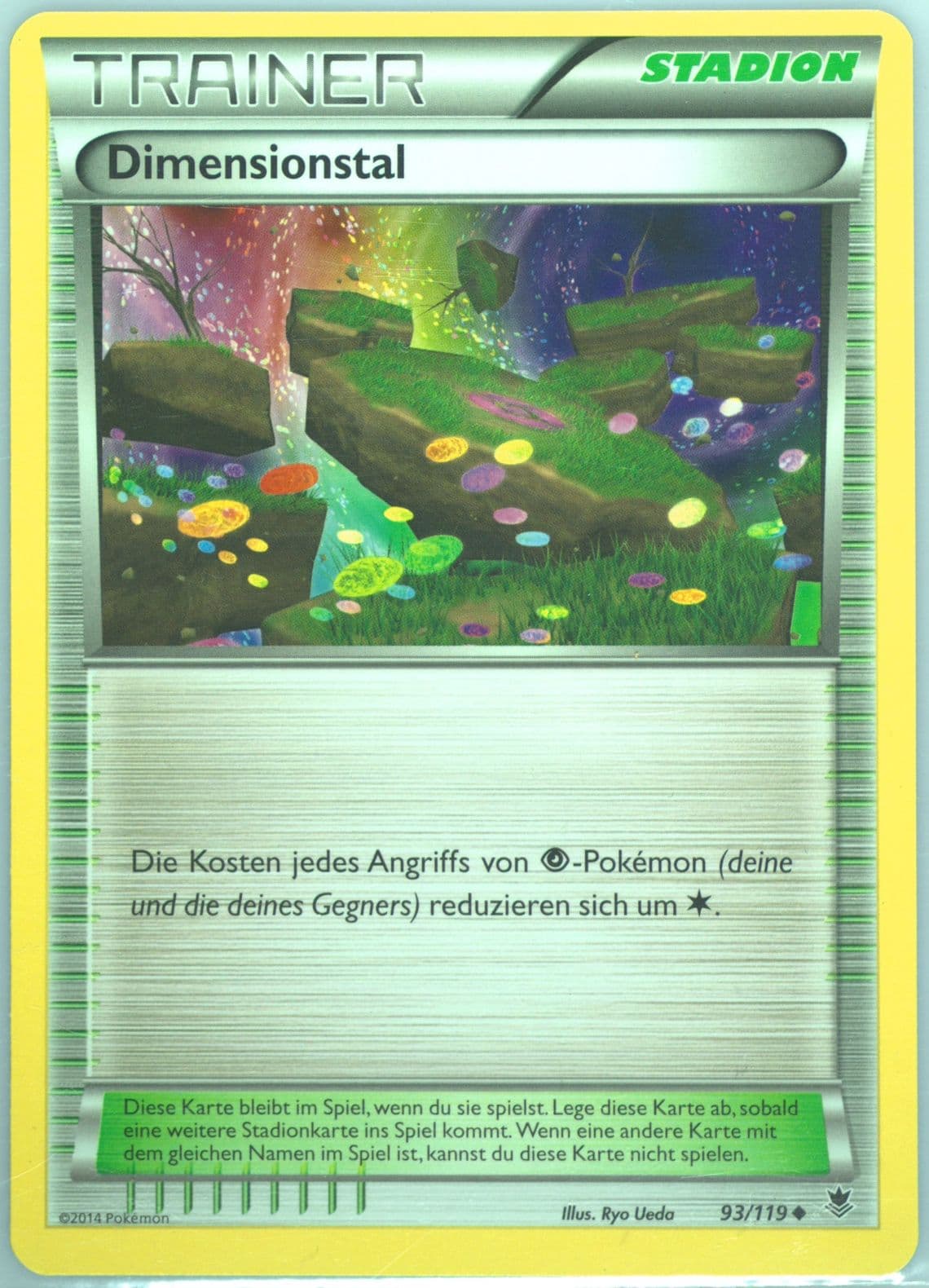 Dimensionstal German (93) 2014 Pokemon XY Phantom Forces