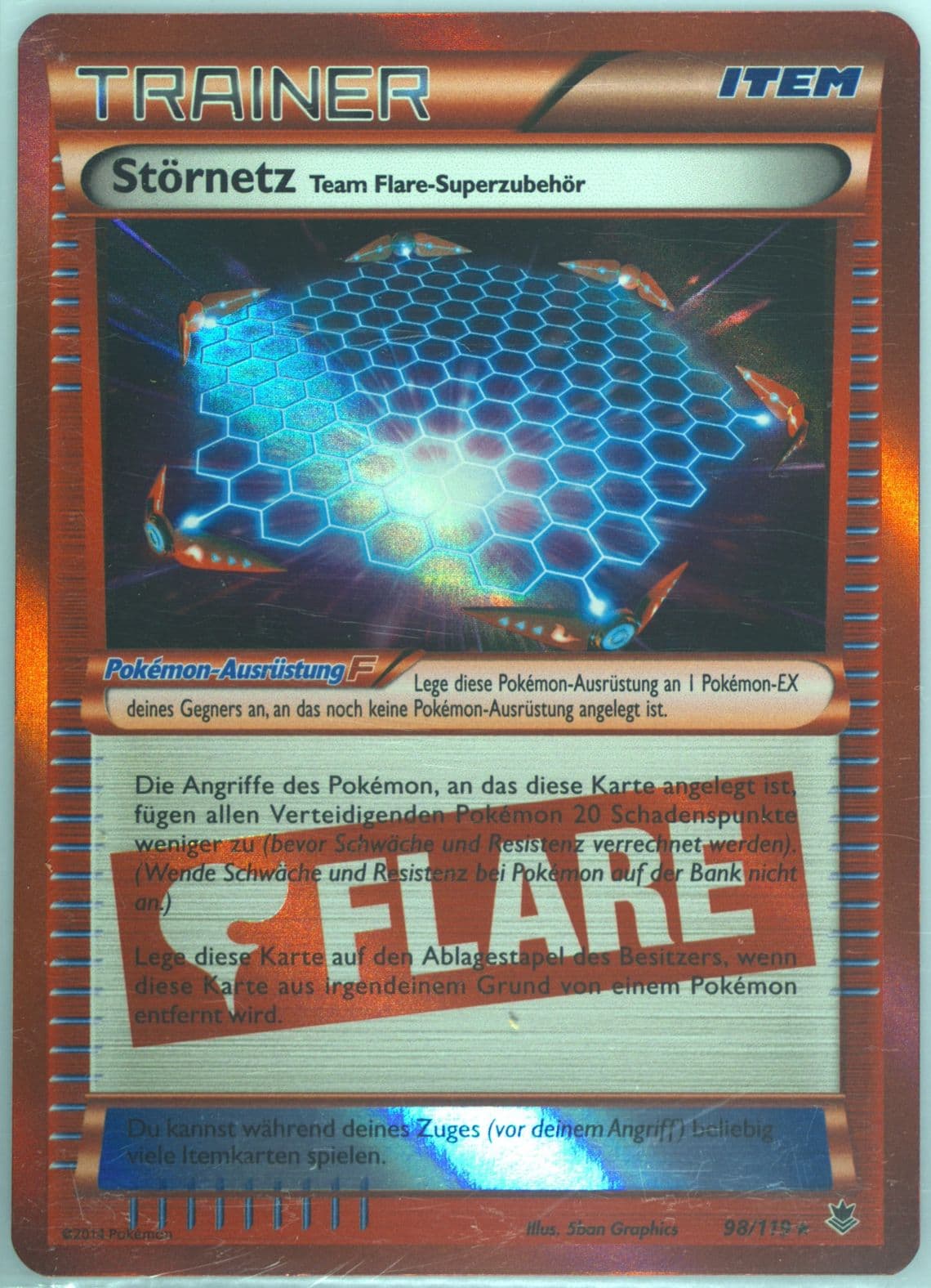 Stornetz-Holo German (98) 2014 Pokemon XY Phantom Forces