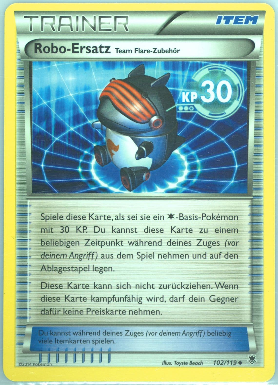Robo-Ersatz German (102) 2014 Pokemon XY Phantom Forces