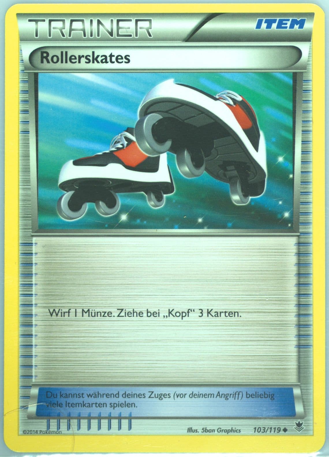 Rollerskates German (103) 2014 Pokemon XY Phantom Forces