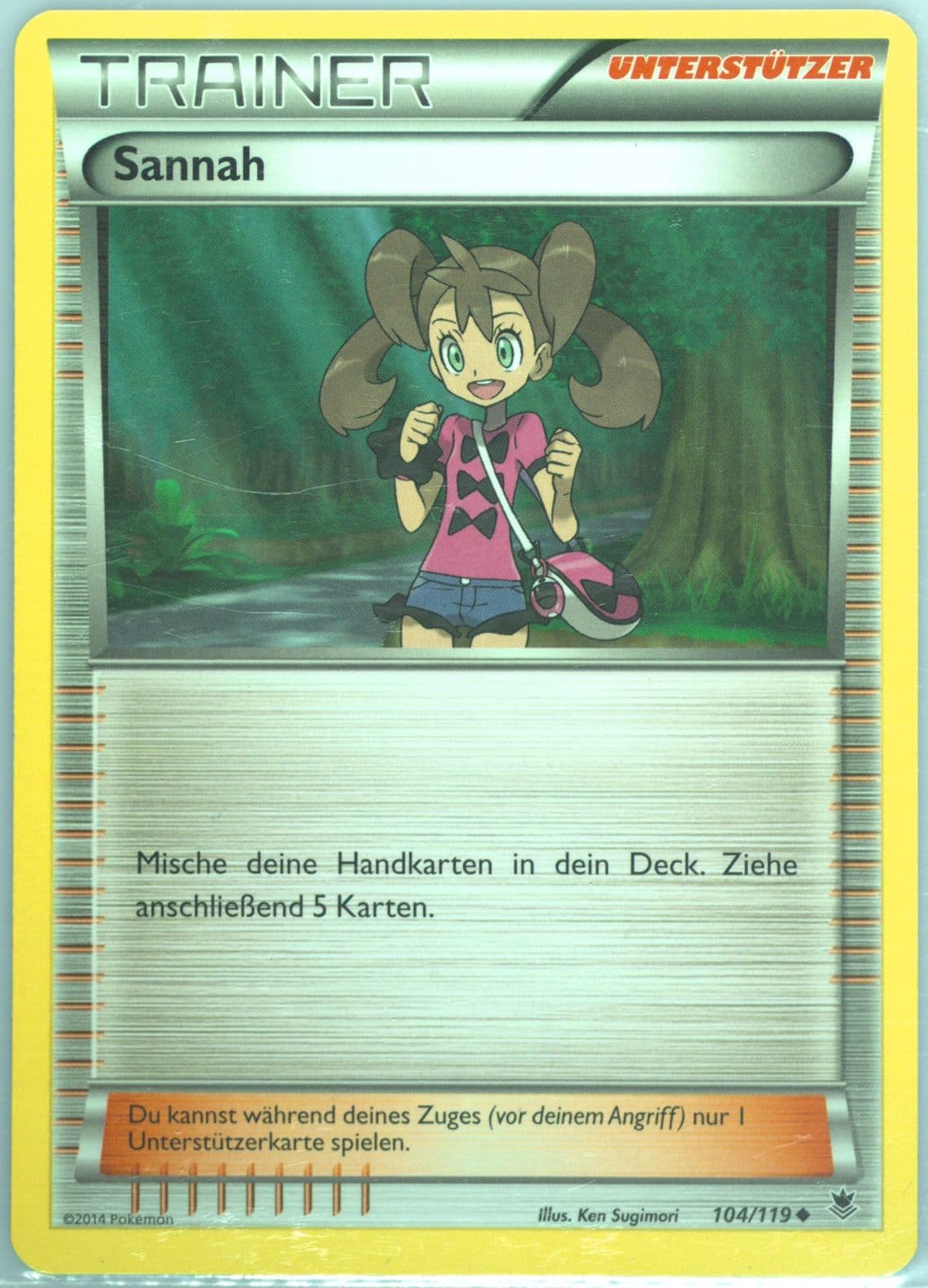 Sannah German (104) 2014 Pokemon XY Phantom Forces
