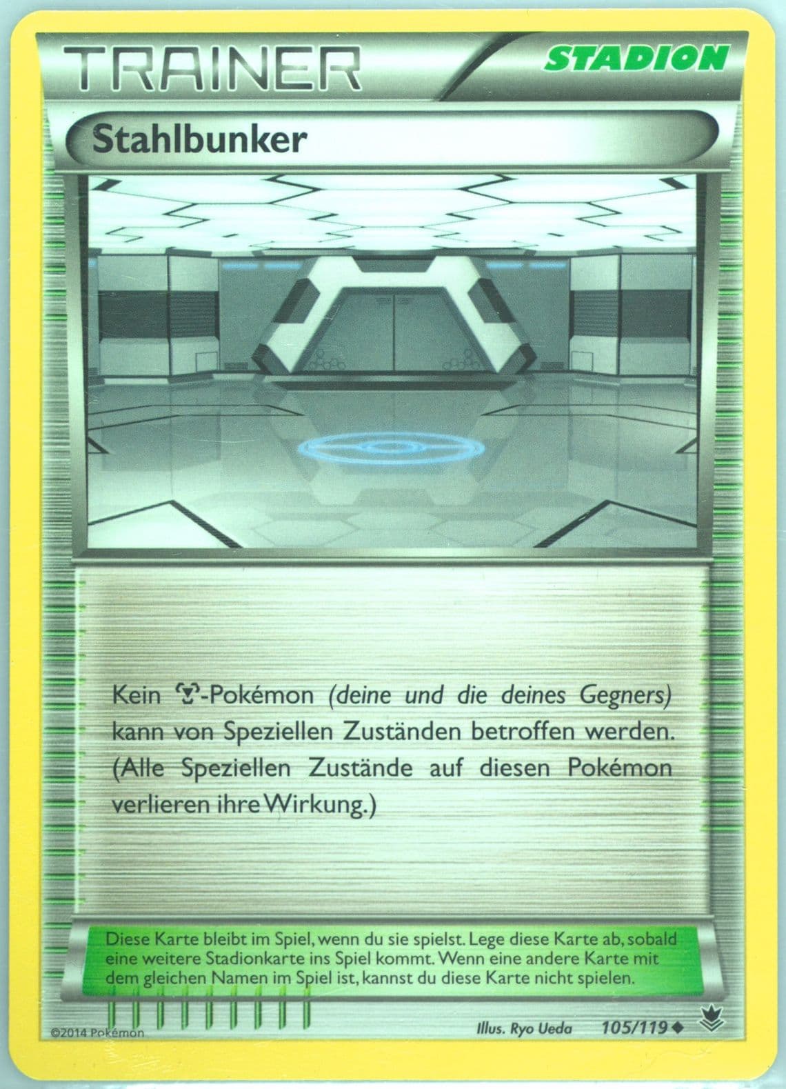 Stahlbunker German (105) 2014 Pokemon XY Phantom Forces