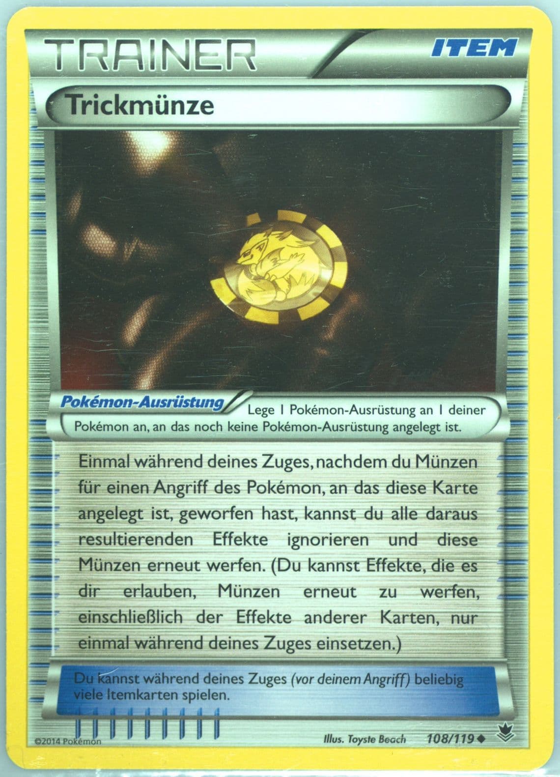 Trickmunze German (108) 2014 Pokemon XY Phantom Forces