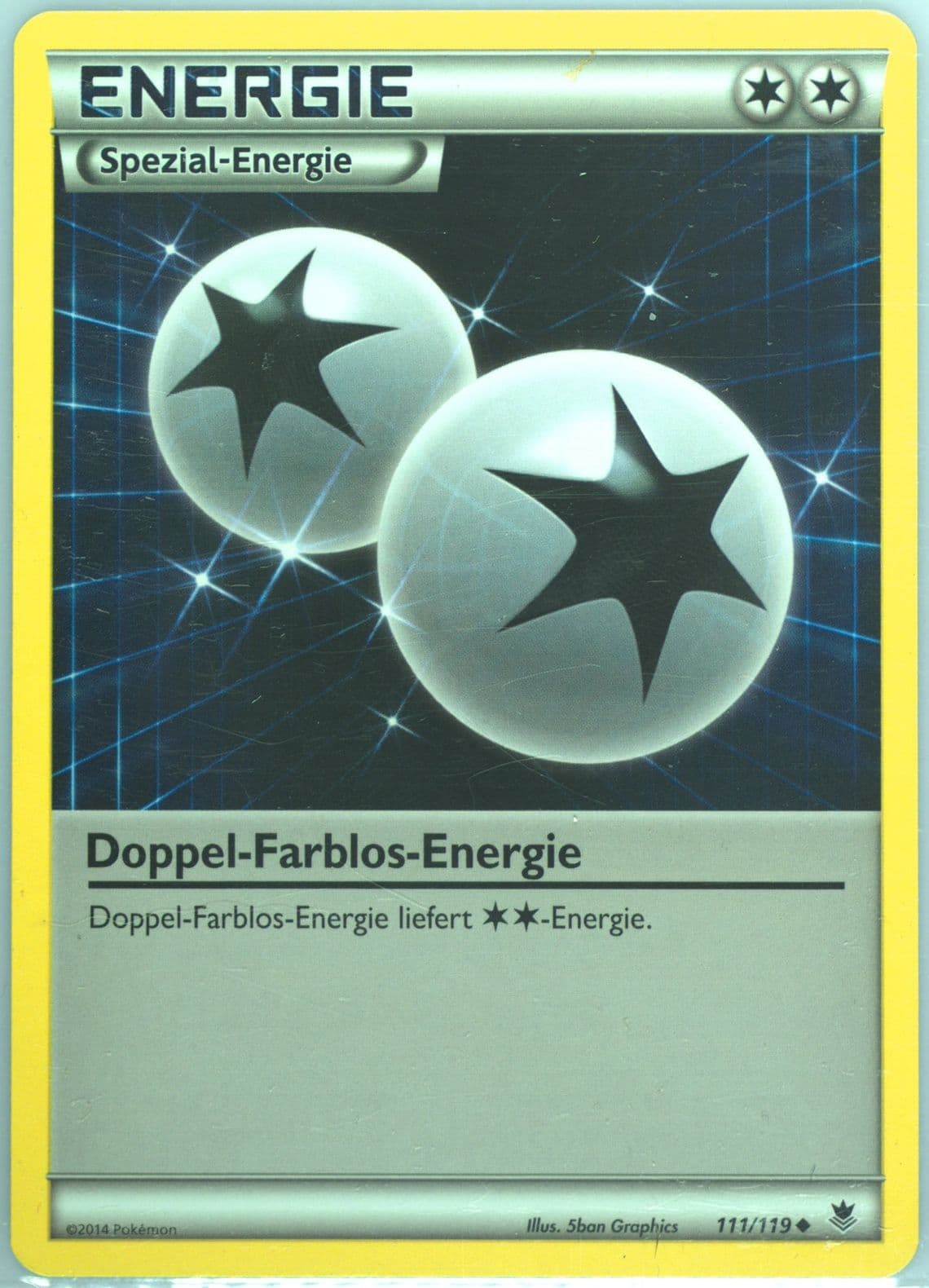 Doppel-Farblos-Energie German (111) 2014 Pokemon XY Phantom Forces