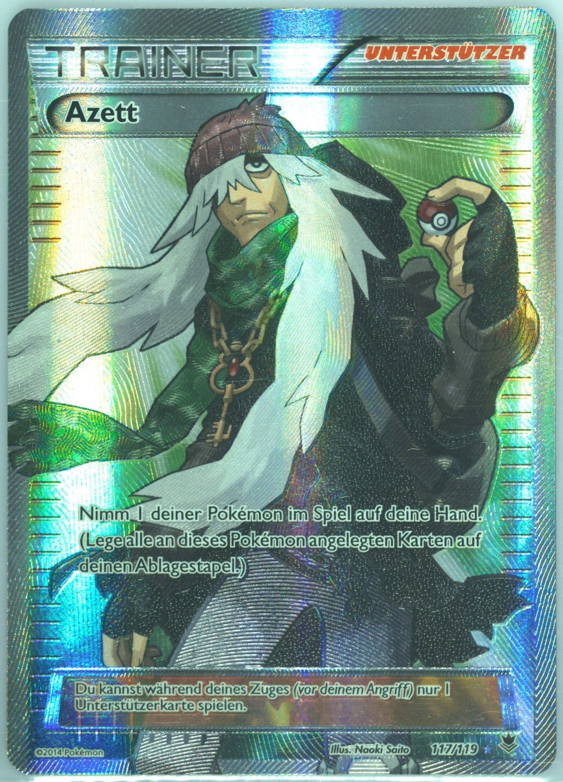 Full Art/Azett German (117) 2014 Pokemon XY Phantom Forces