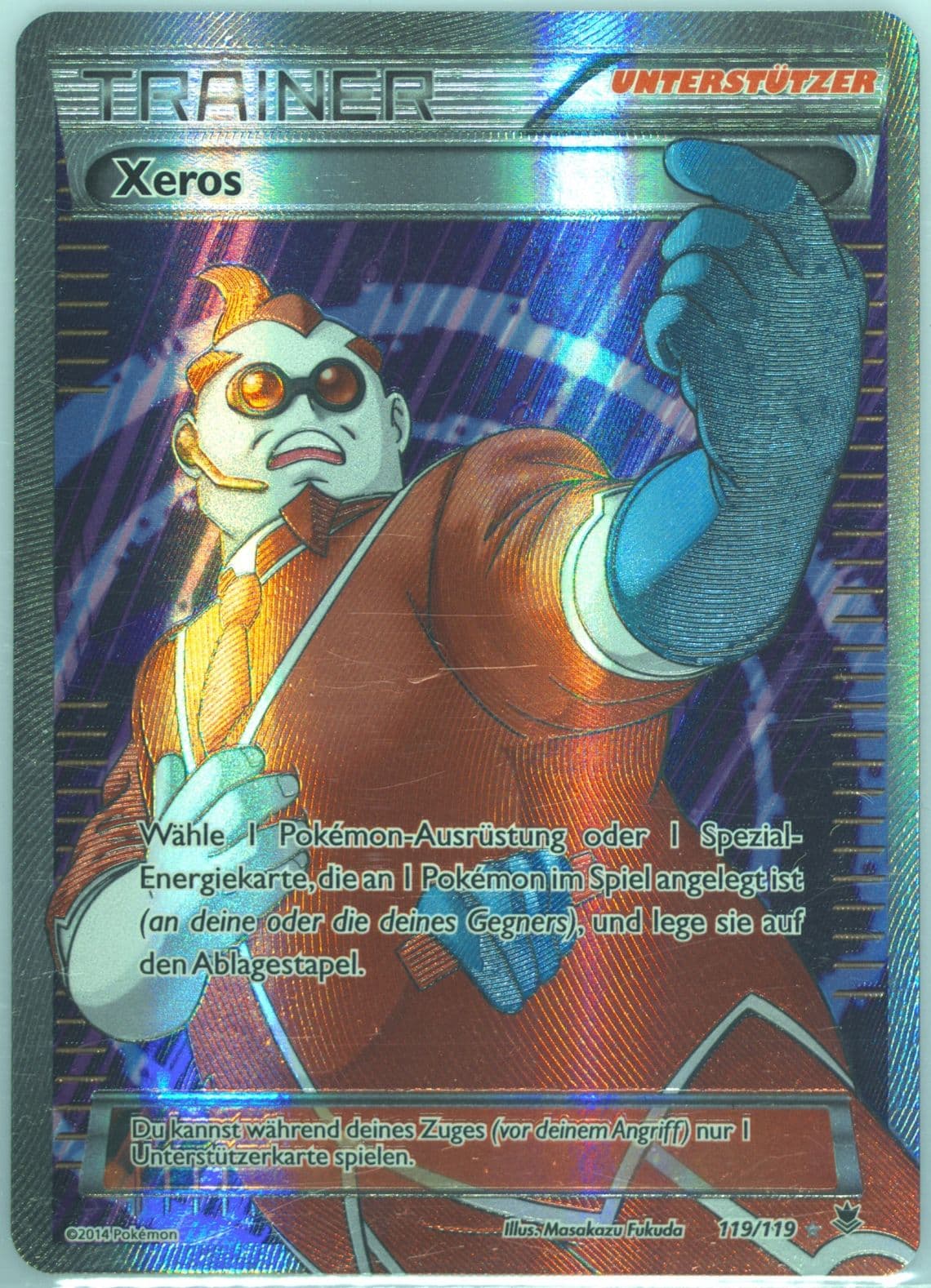 Full Art/Xeros German (119) 2014 Pokemon XY Phantom Forces