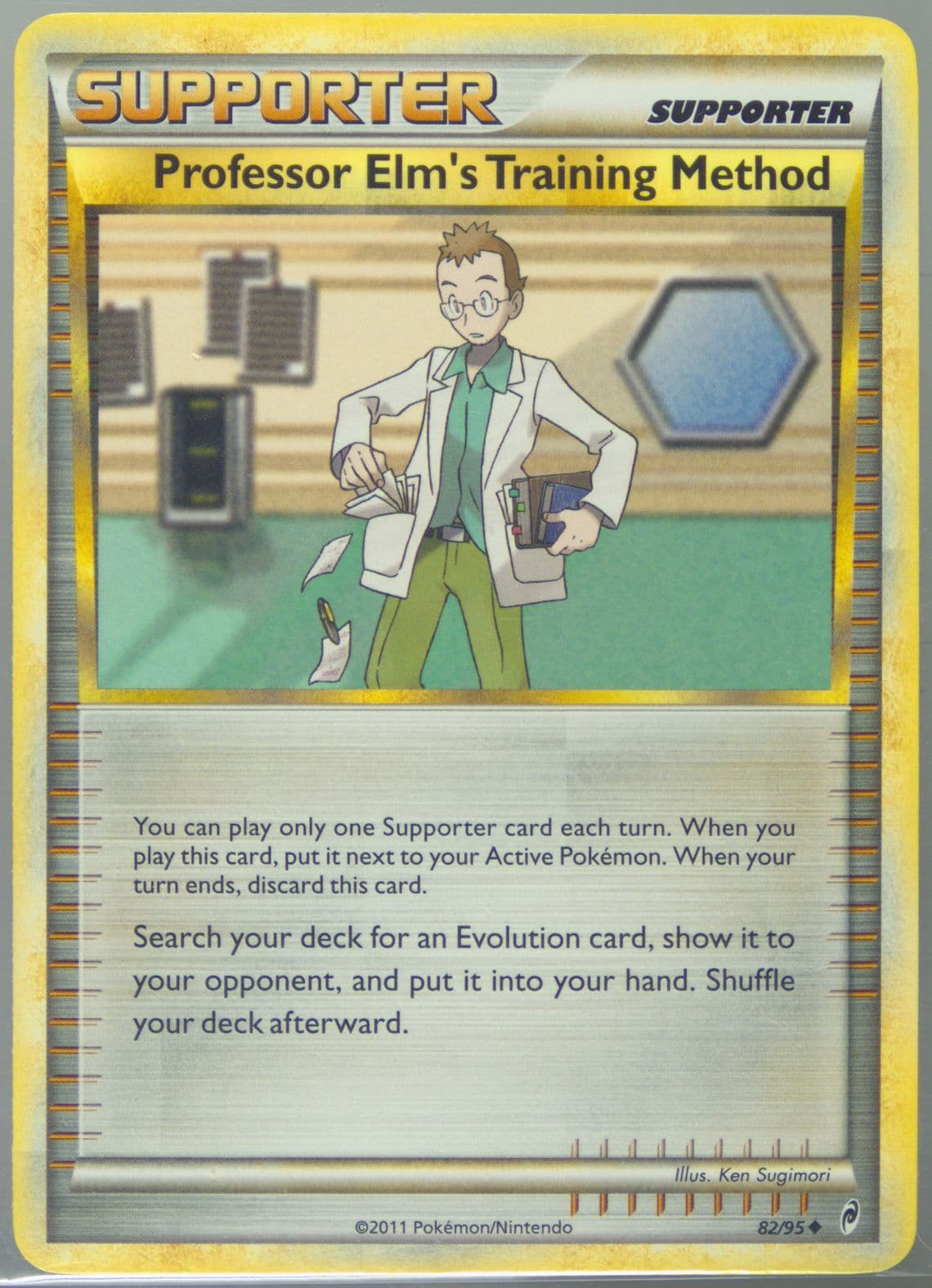 Professor Elm's Training Method (82) 2011 Pokemon Call of Legends