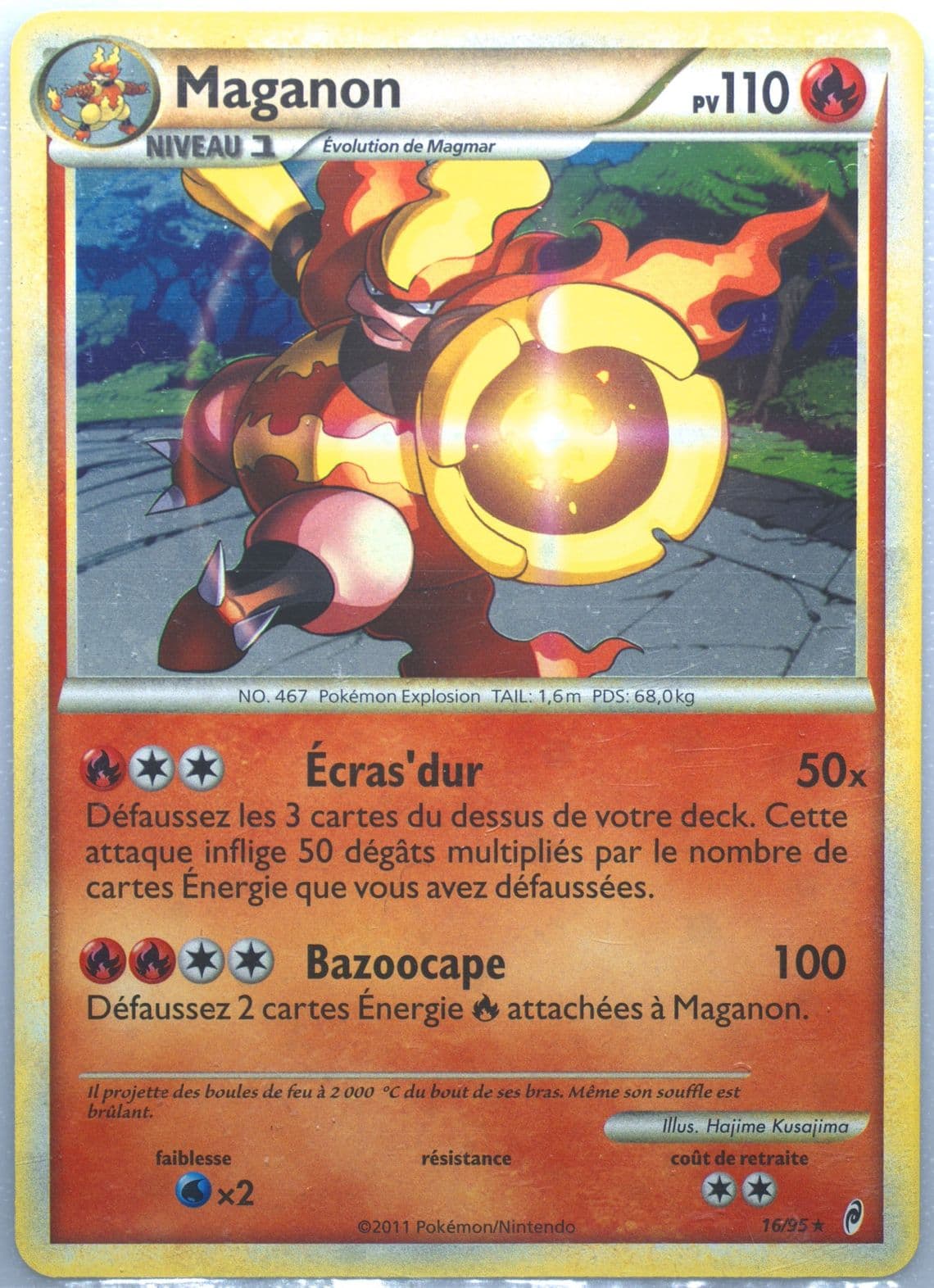 Maganon-Holo French (16) 2011 Pokemon Call of Legends