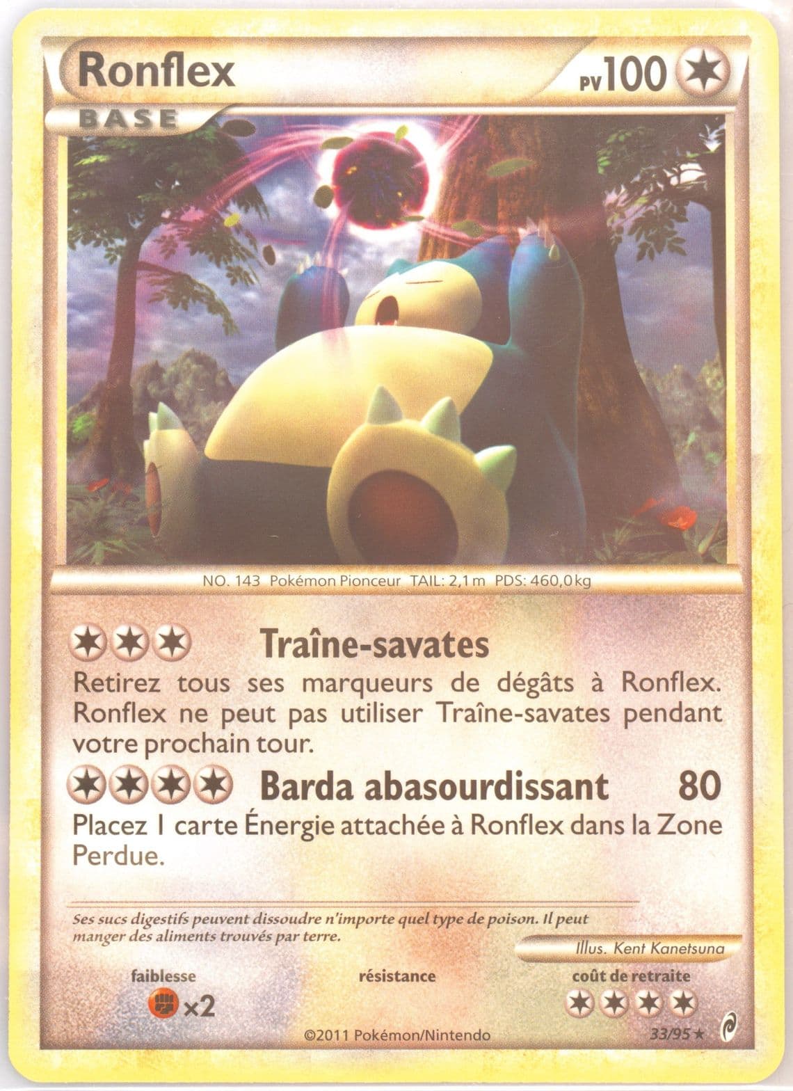 Ronflex French (33) 2011 Pokemon Call of Legends