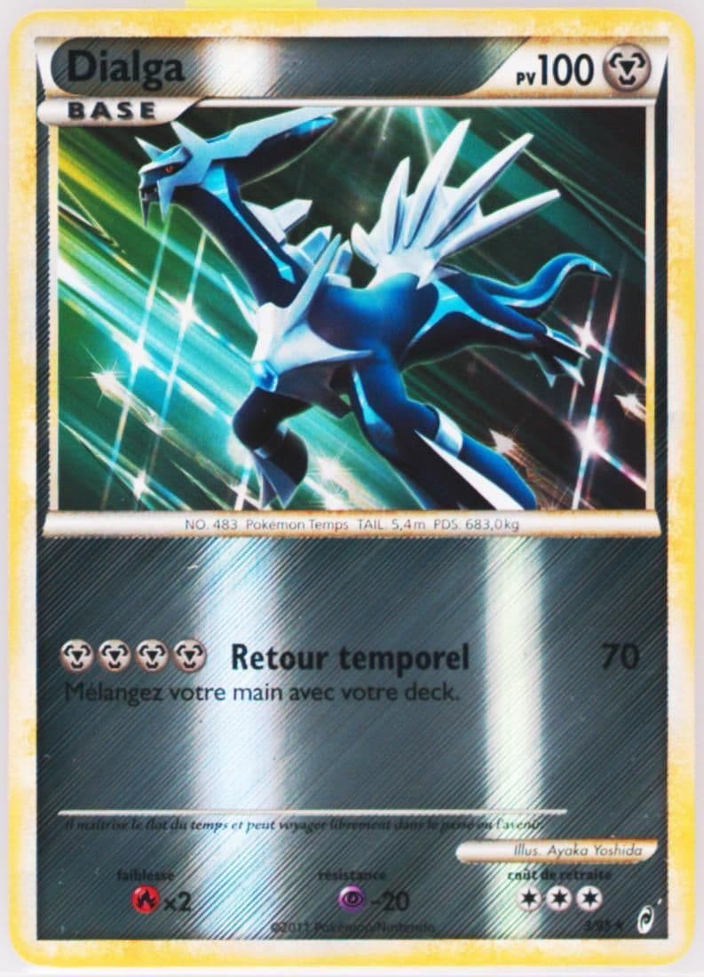 Dialga-Reverse Foil French (3) 2011 Pokemon Call of Legends