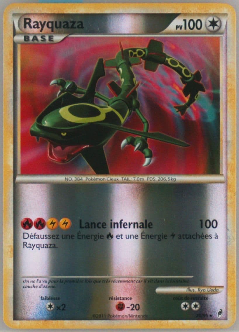 Rayquaza-Reverse Foil French (20) 2011 Pokemon Call of Legends