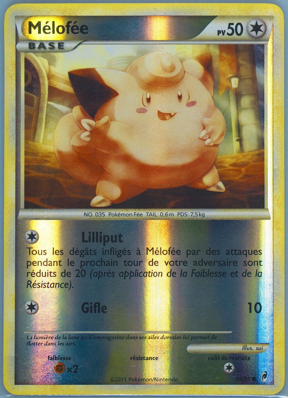 Melofee-Reverse Foil French (54) 2011 Pokemon Call of Legends