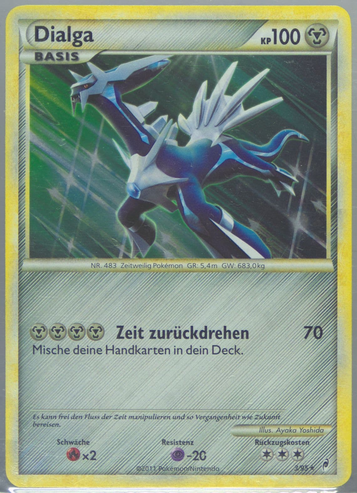 Dialga-Holo German (3) 2011 Pokemon Call of Legends