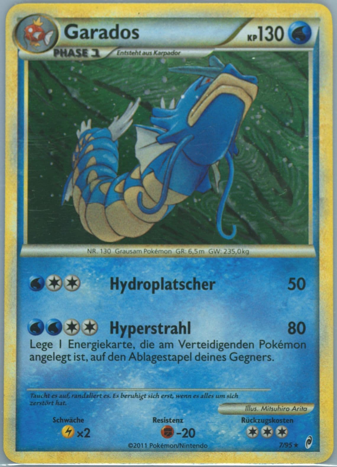Garados-Holo German (7) 2011 Pokemon Call of Legends