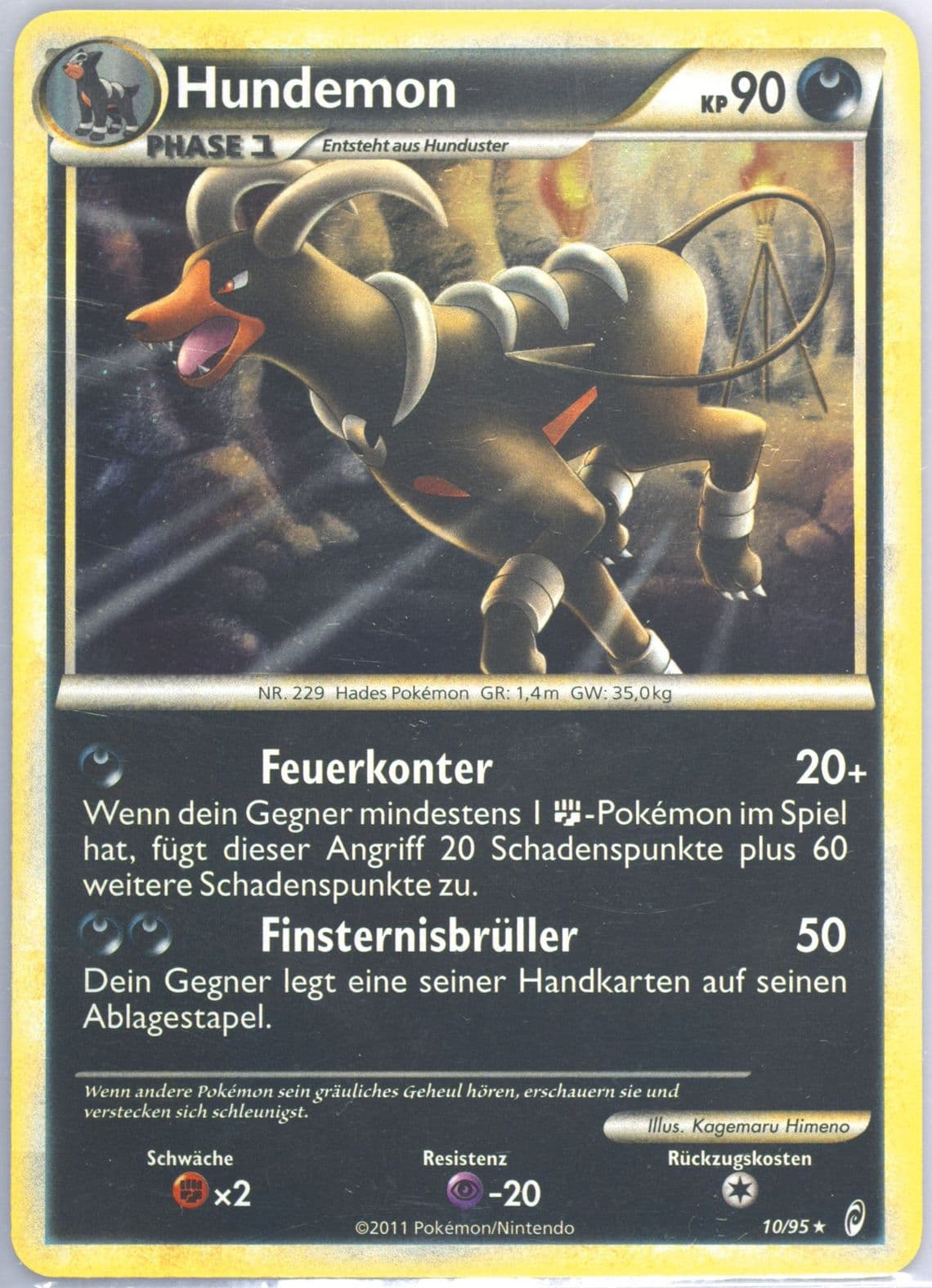 Hundemon-Holo German (10) 2011 Pokemon Call of Legends