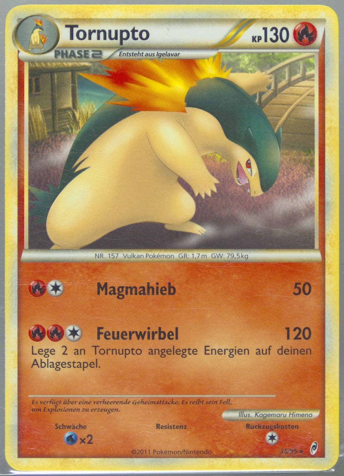 Tornupto German (35) 2011 Pokemon Call of Legends