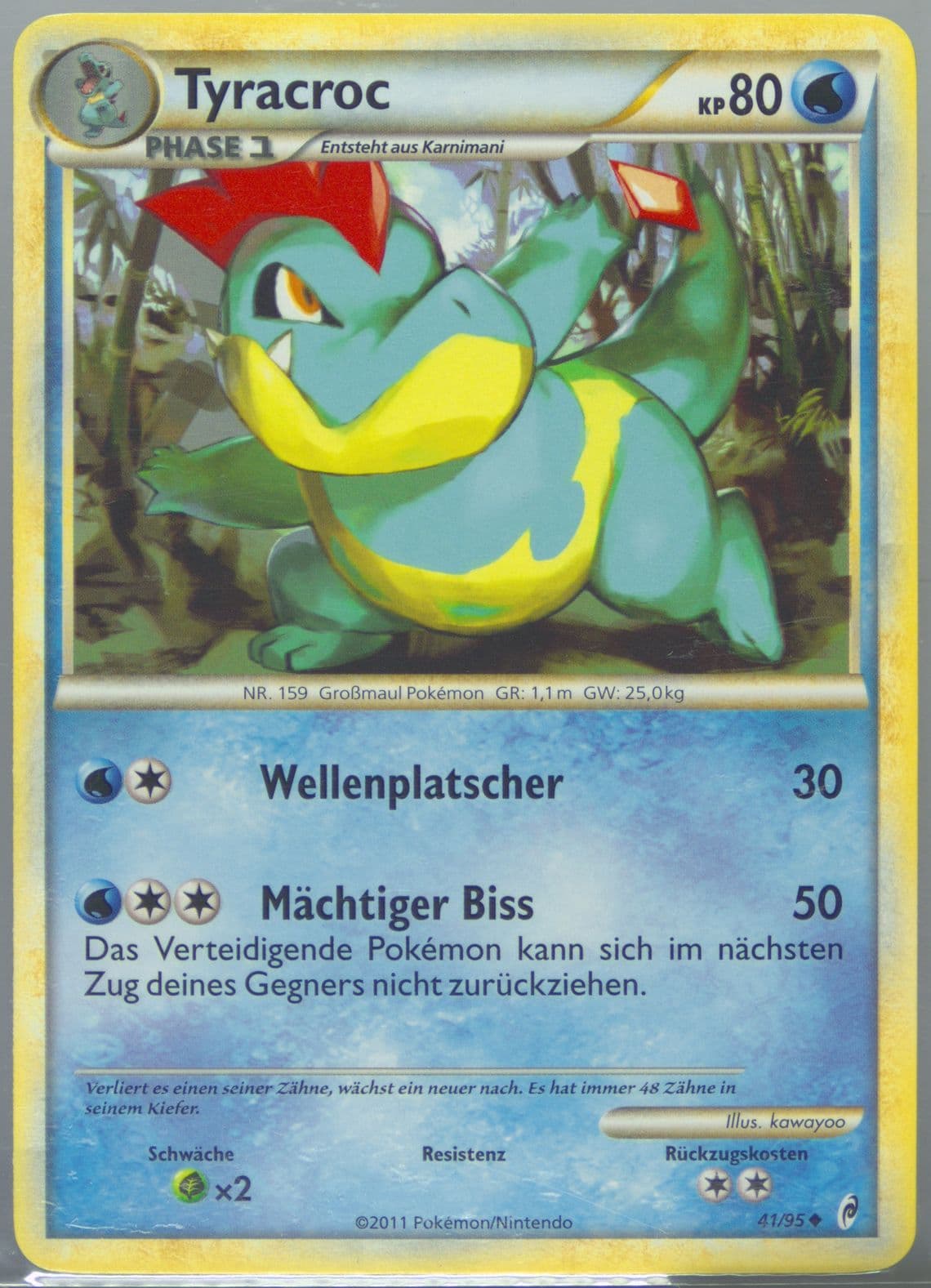 Tyracroc German (41) 2011 Pokemon Call of Legends