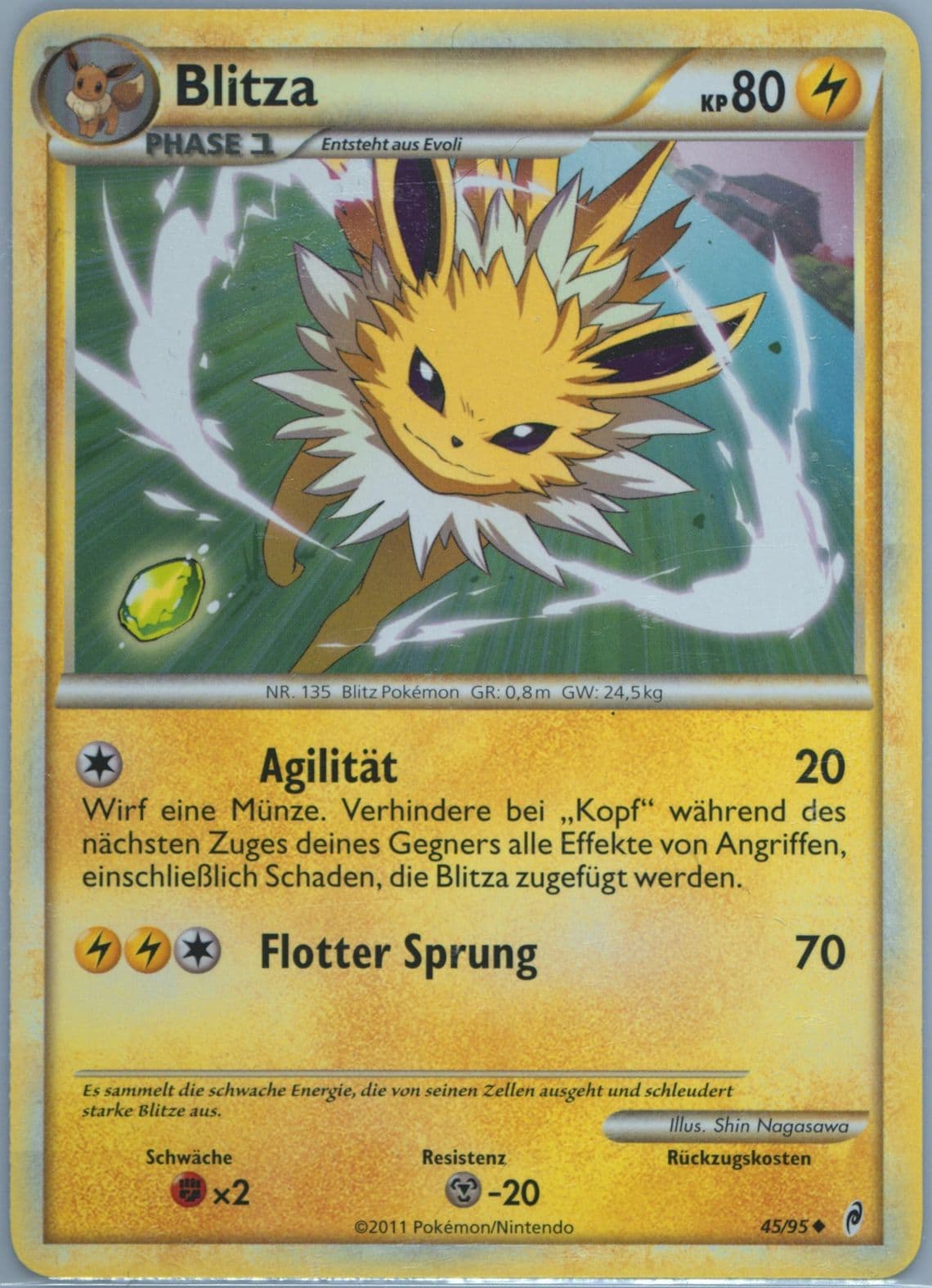 Blitza German (45) 2011 Pokemon Call of Legends