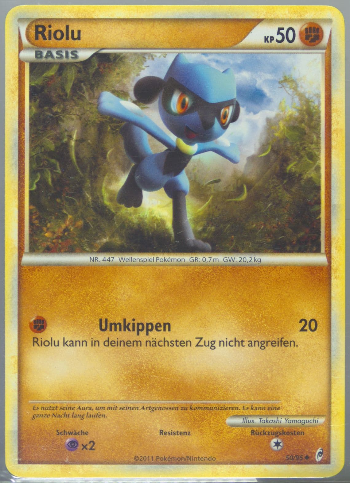 Riolu German (50) 2011 Pokemon Call of Legends