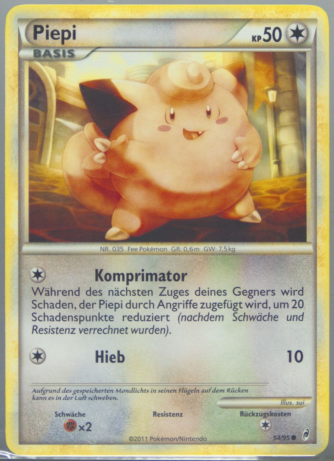 Piepi German (54) 2011 Pokemon Call of Legends