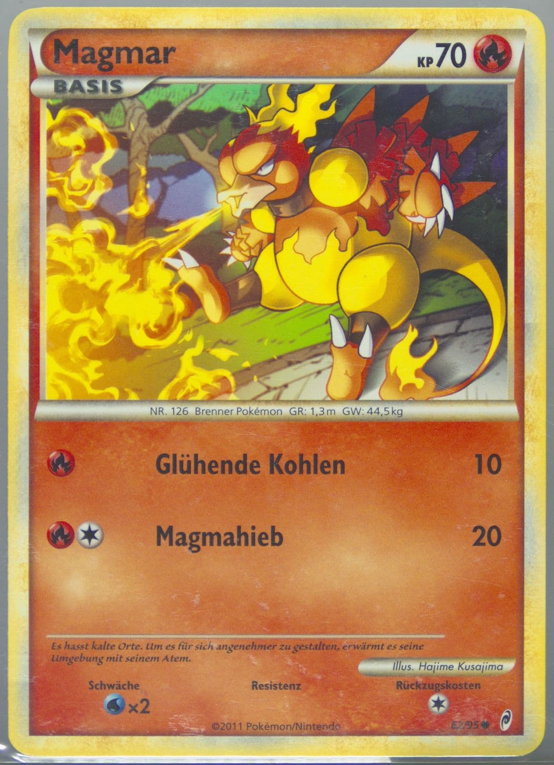 Magmar German (62) 2011 Pokemon Call of Legends