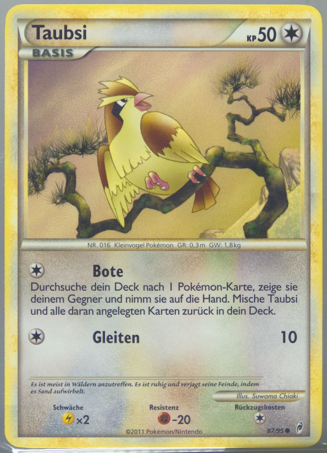 Taubsi German (67) 2011 Pokemon Call of Legends