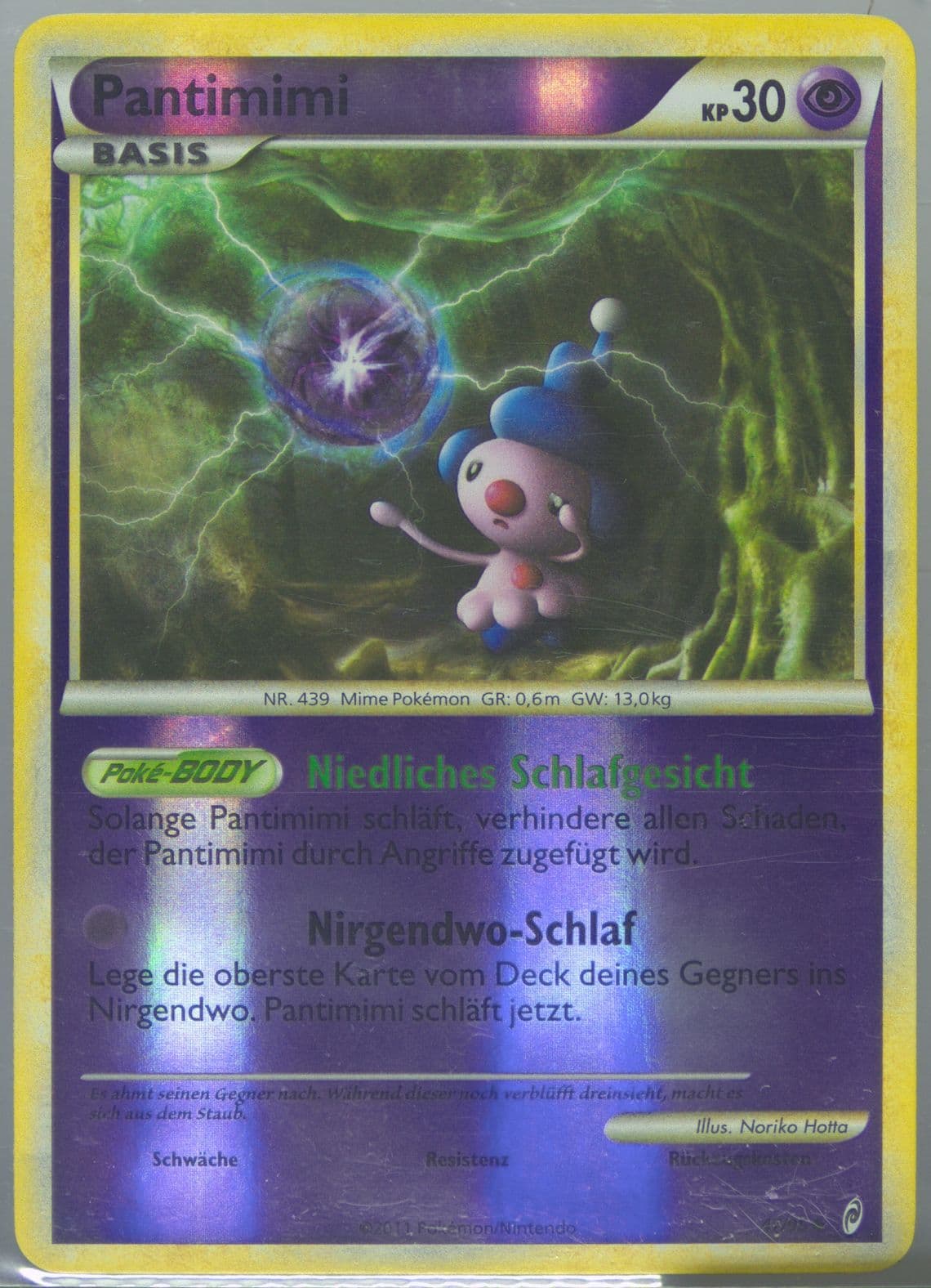 Pantimimi-Reverse Foil German (47) 2011 Pokemon Call of Legends
