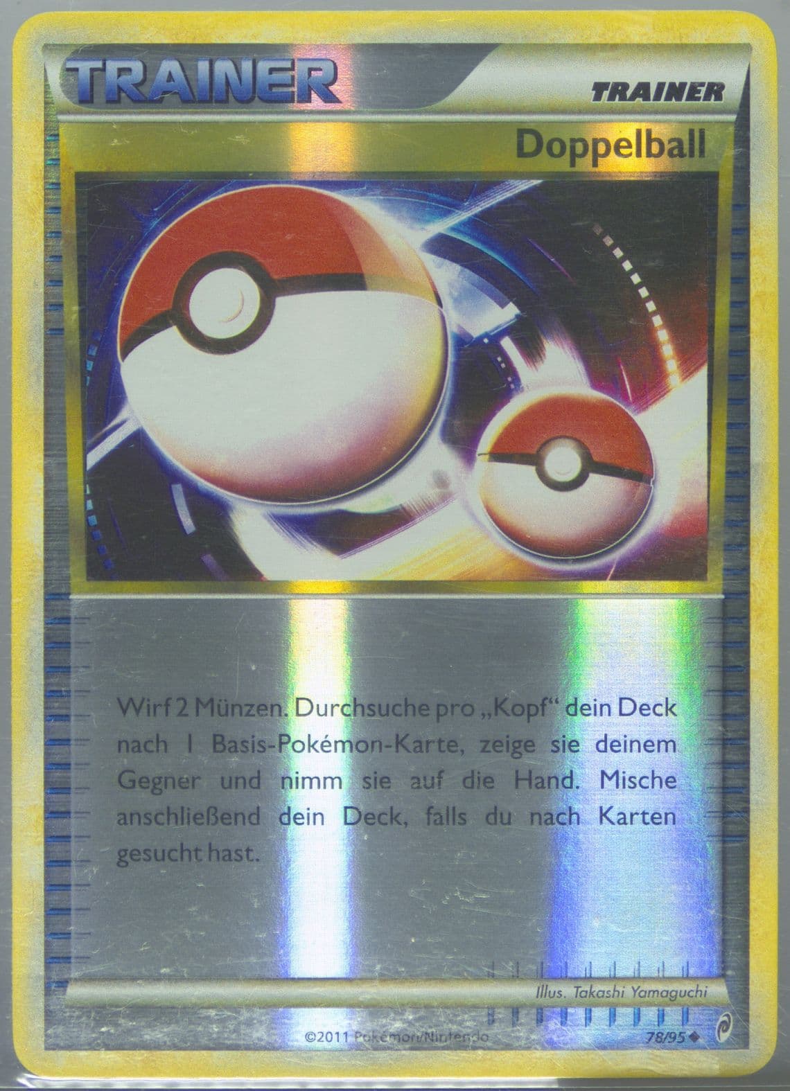 Doppelball-Reverse Foil German (78) 2011 Pokemon Call of Legends