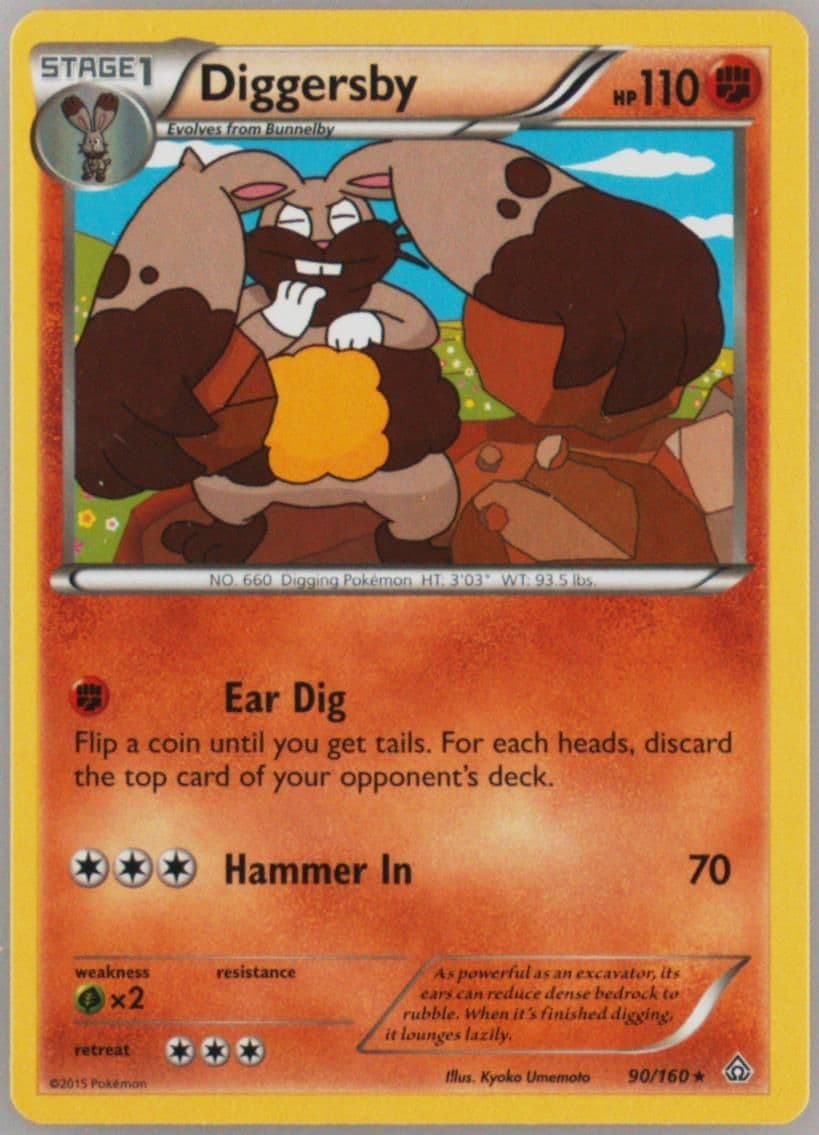 Diggersby (90) 2015 Pokemon XY Primal Clash