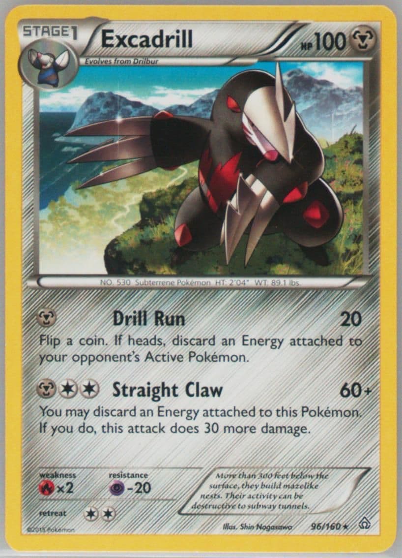 Excadrill (96) 2015 Pokemon XY Primal Clash