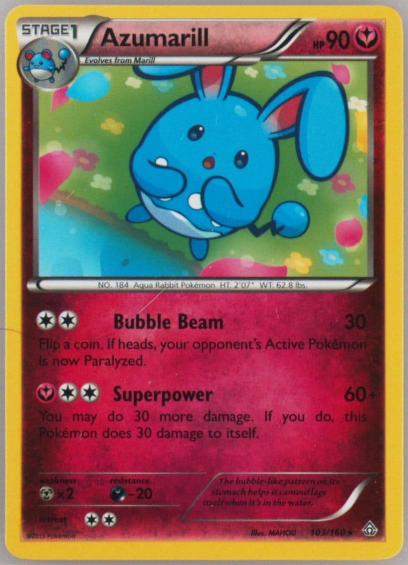 Azumarill (103) 2015 Pokemon XY Primal Clash