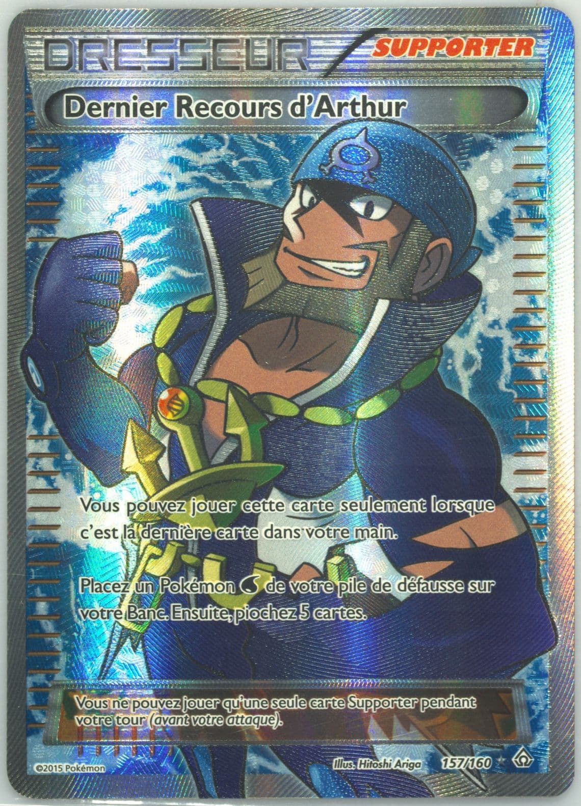 Full Art/Dernier Recours D'Arthur French (157) 2015 Pokemon XY Primal Clash