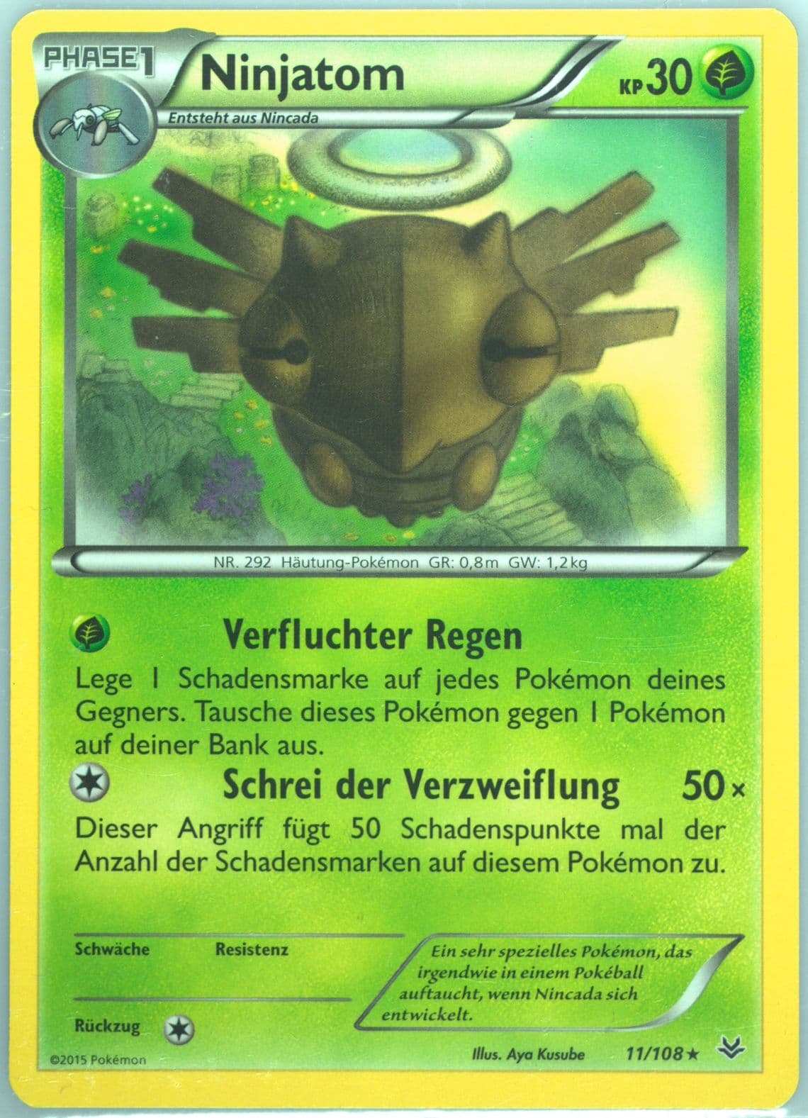 Ninjatom German (11) 2015 Pokemon XY Roaring Skies