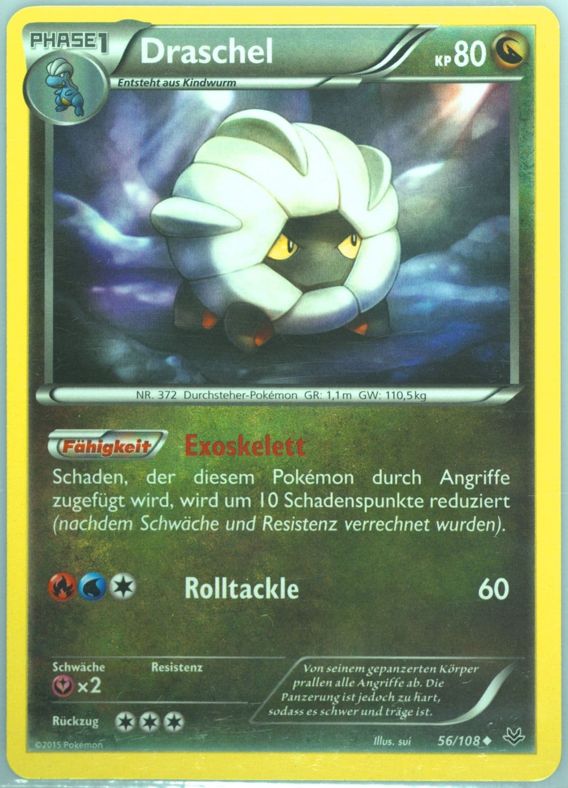 Draschel German (56) 2015 Pokemon XY Roaring Skies