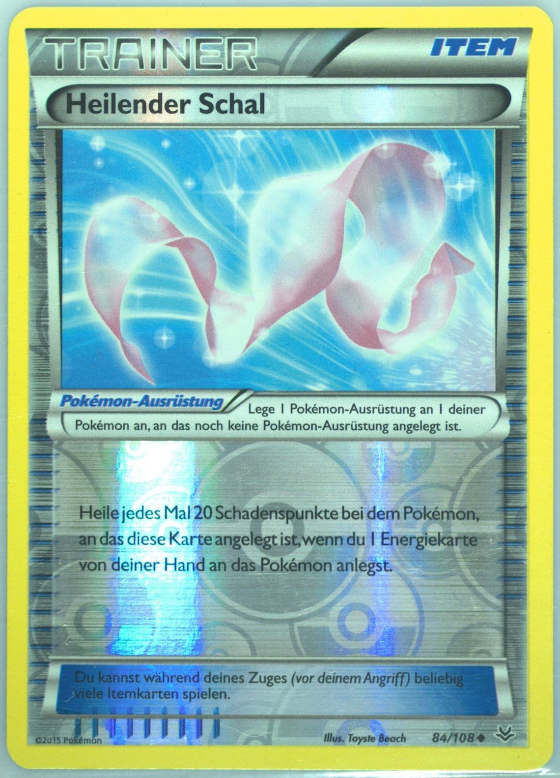 Heilender Schal-Reverse Foil German (84) 2015 Pokemon XY Roaring Skies