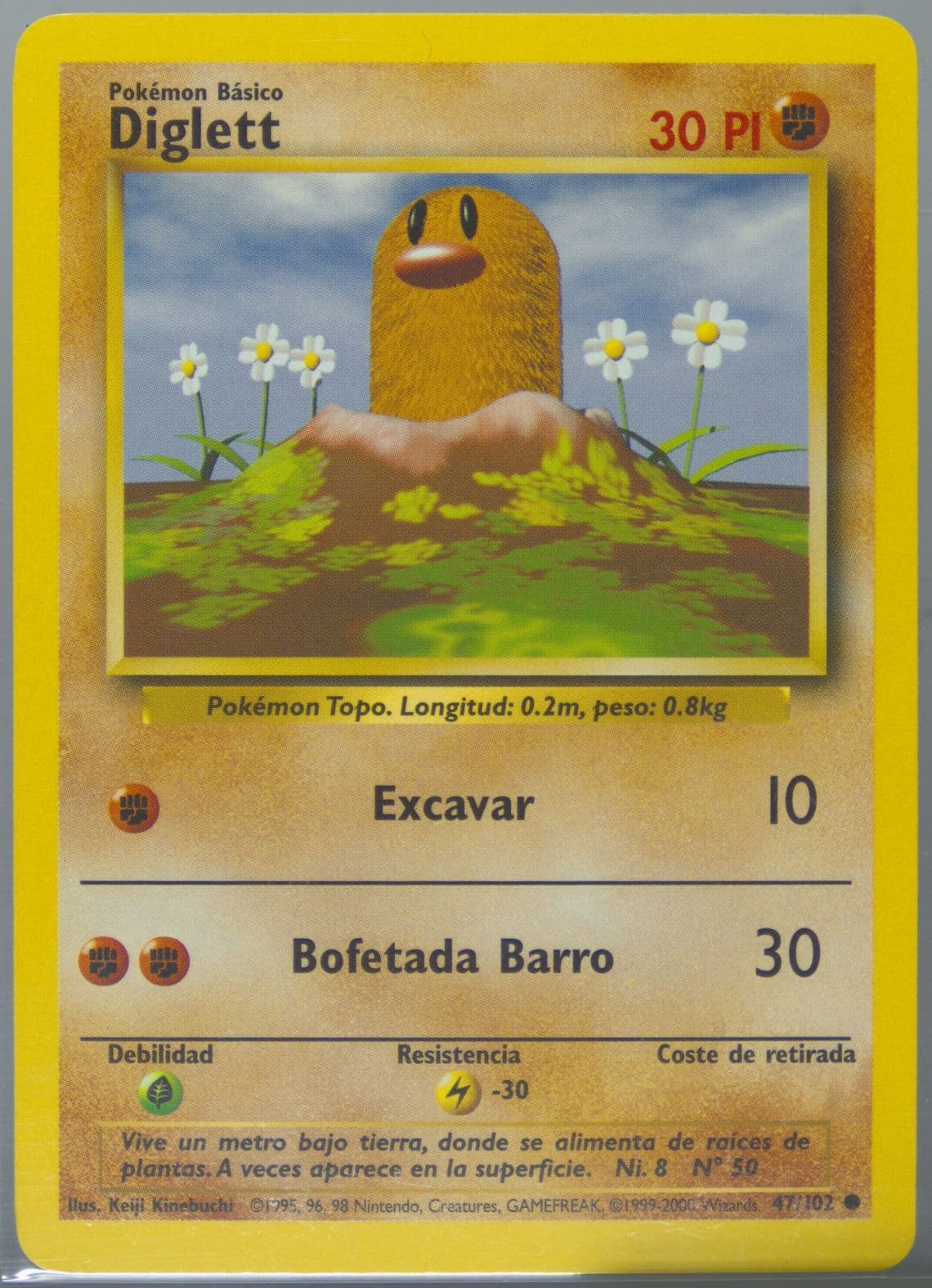 Diglett (47) 1999 Pokemon Spanish