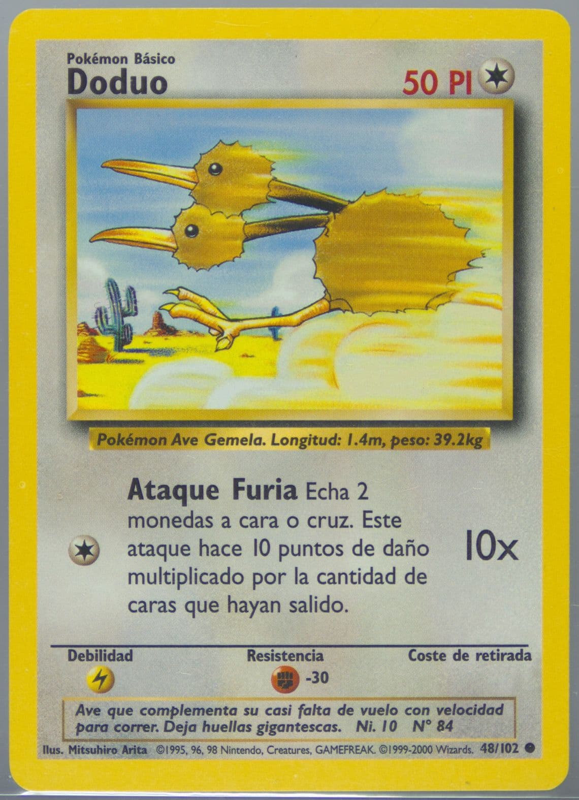 Doduo (48) 1999 Pokemon Spanish
